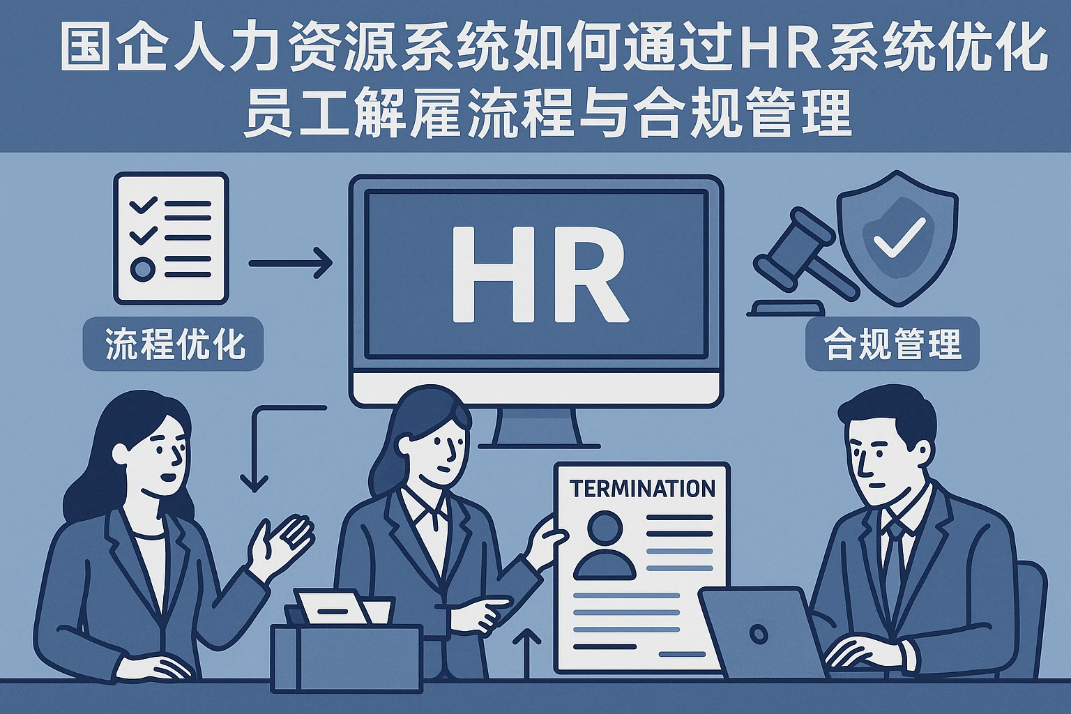 国企人力资源系统如何通过HR系统优化员工解雇流程与合规管理