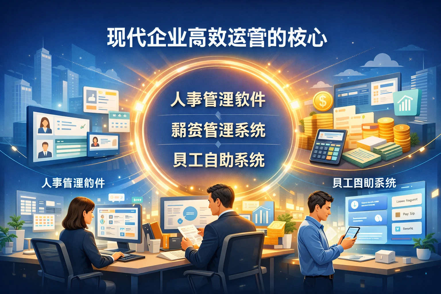 现代企业高效运营的核心：人事管理软件、薪资管理系统与员工自助系统