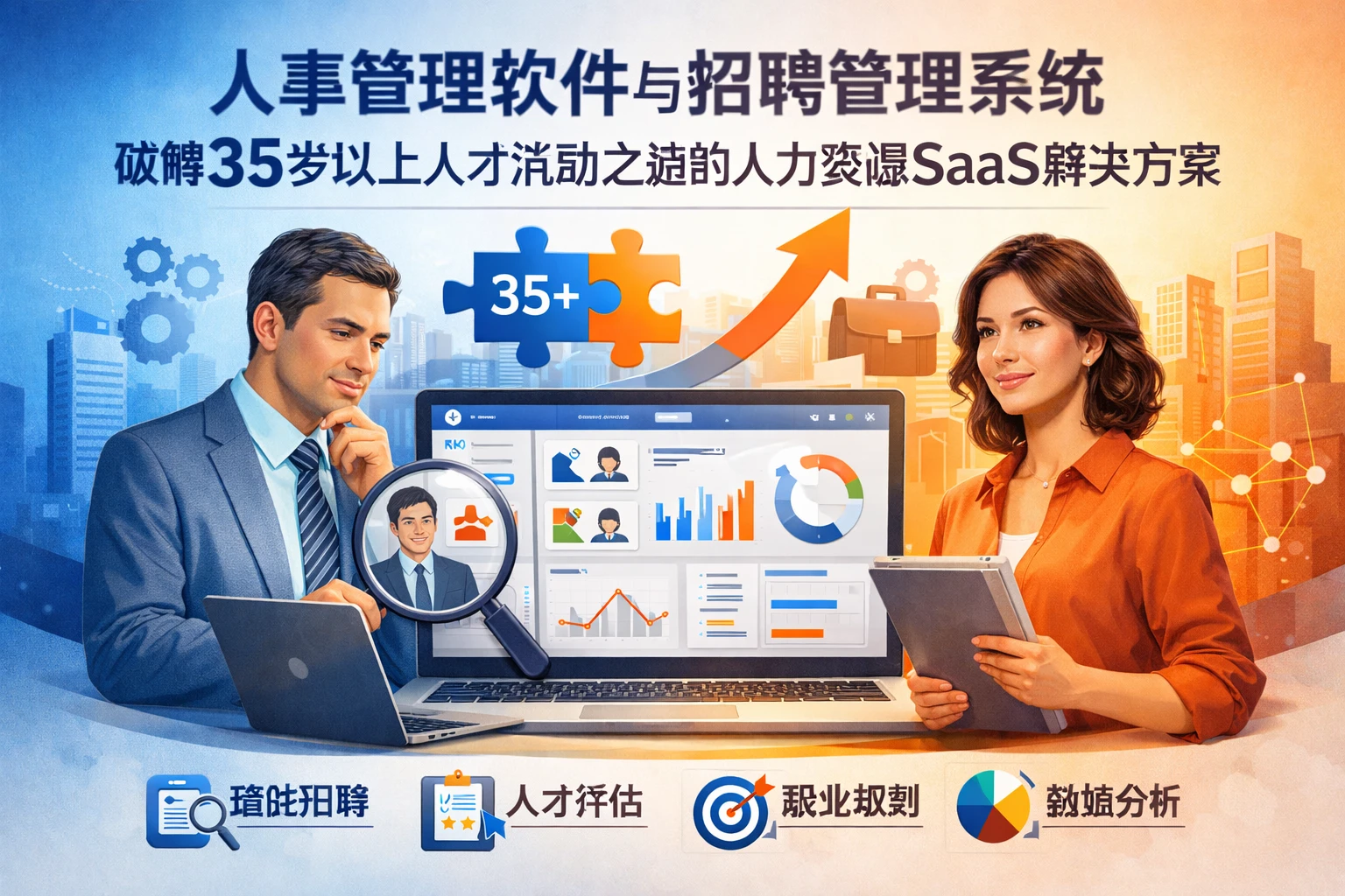 人事管理软件与招聘管理系统：破解35岁以上人才流动之谜的人力资源SaaS解决方案