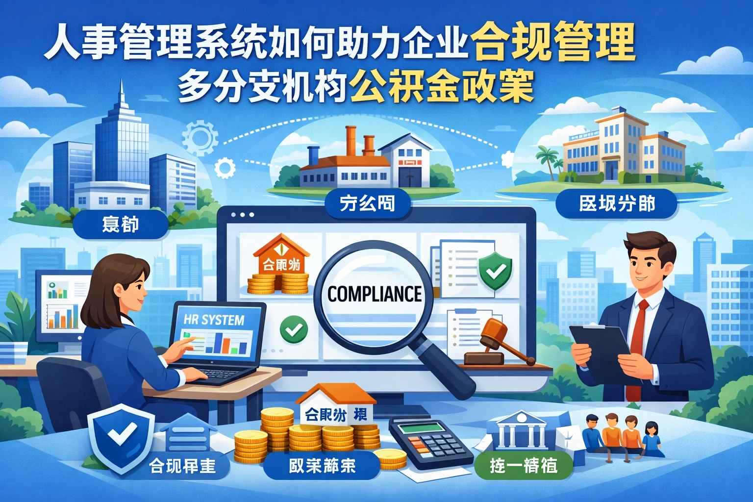 人事管理系统如何助力企业合规管理多分支机构公积金政策