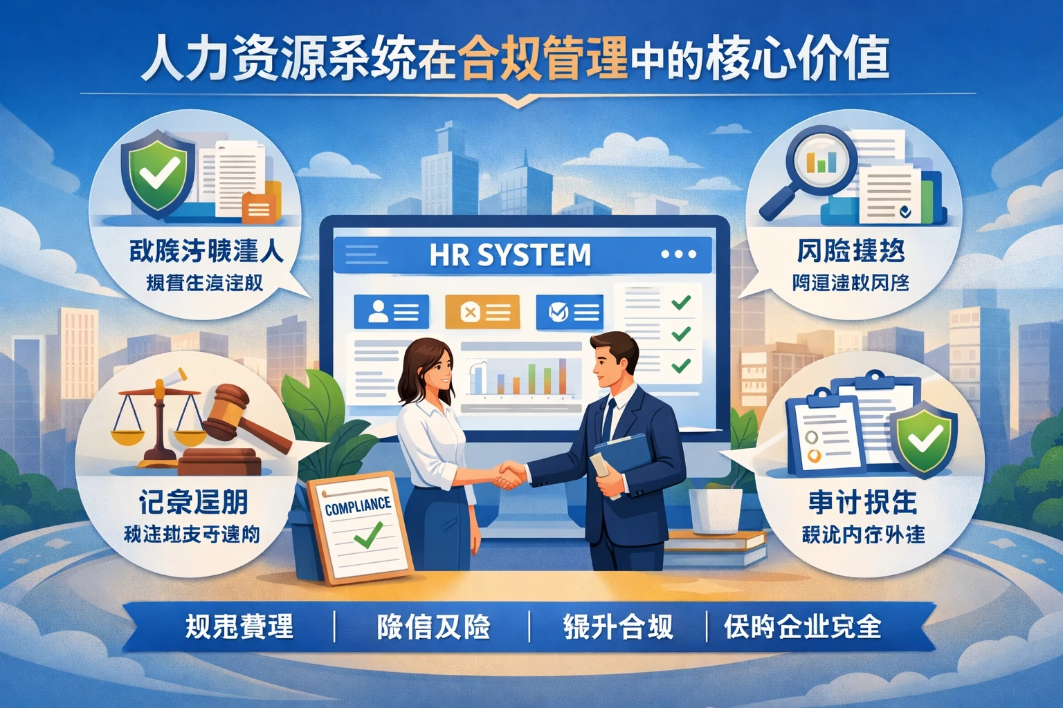 人力资源系统在合规管理中的核心价值