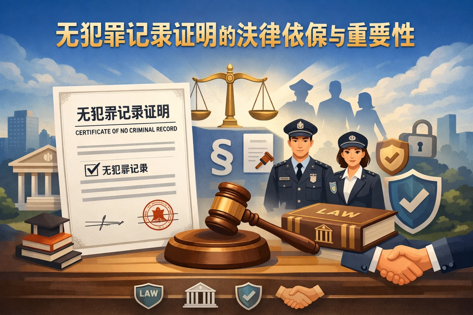 无犯罪记录证明的法律依据与重要性