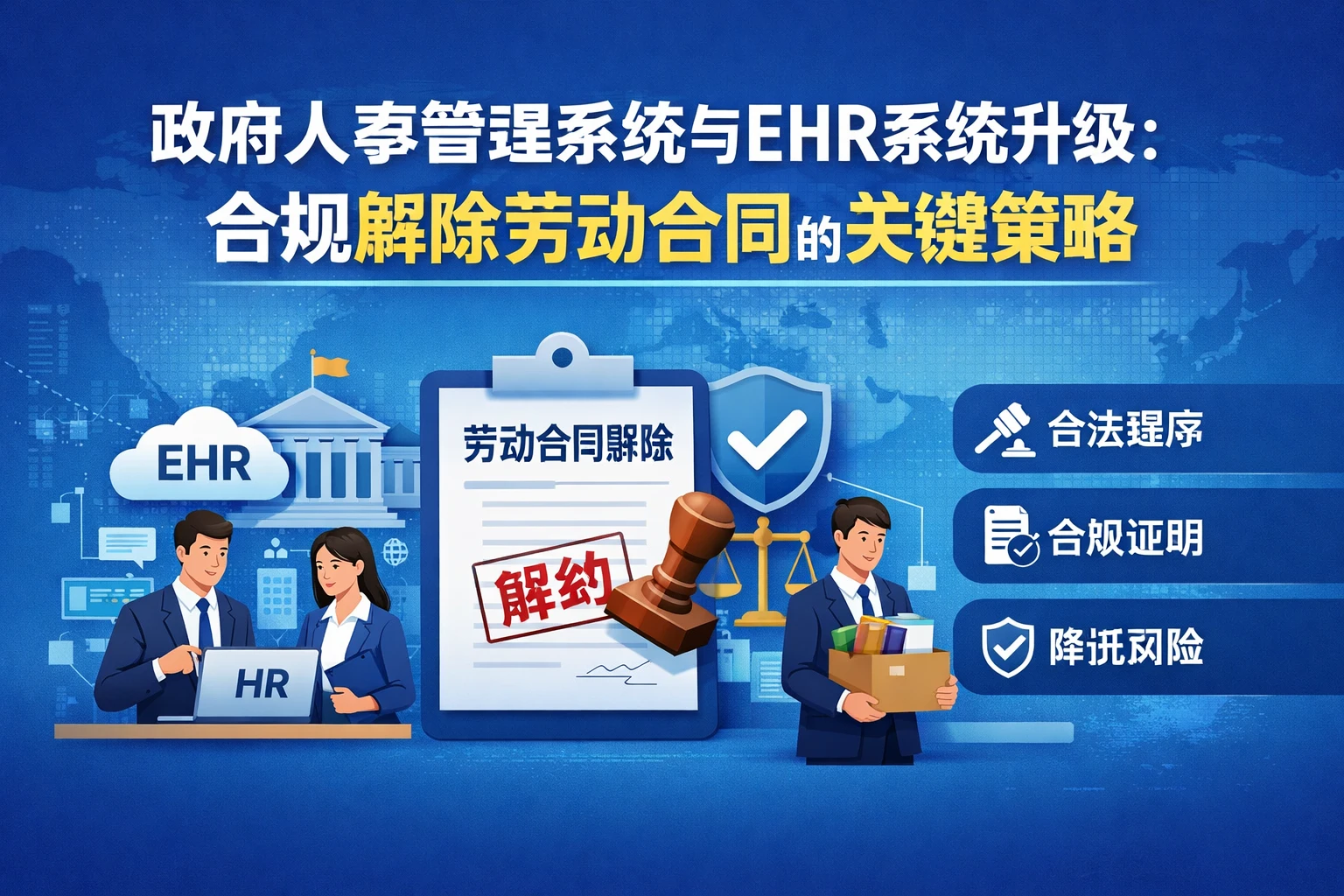 政府人事管理系统与EHR系统升级：合规解除劳动合同的关键策略