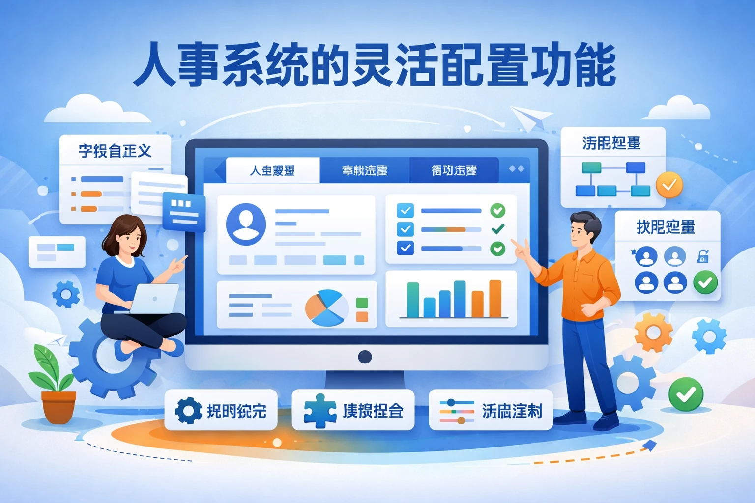 人事系统的灵活配置功能