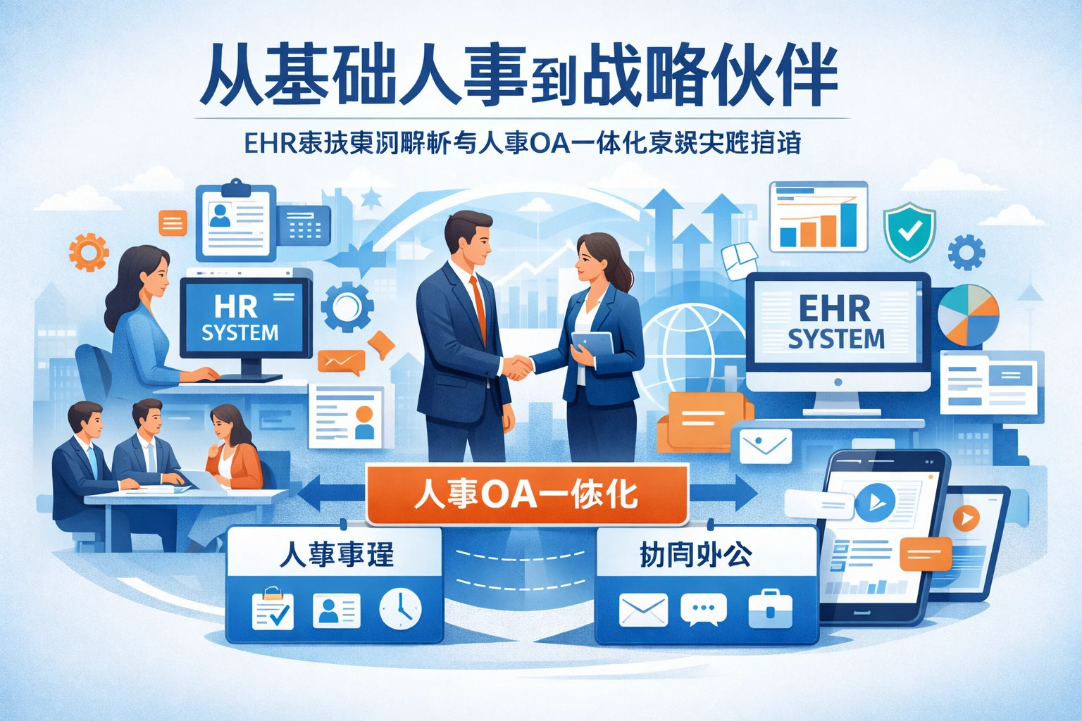 从基础人事到战略伙伴：EHR系统案例解析与人事OA一体化系统实践指南