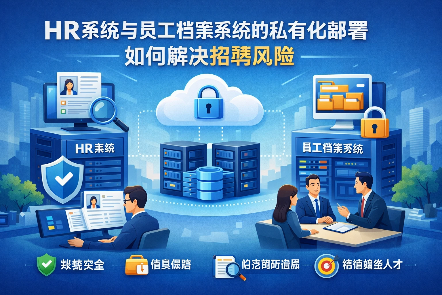 HR系统与员工档案系统的私有化部署如何解决招聘风险