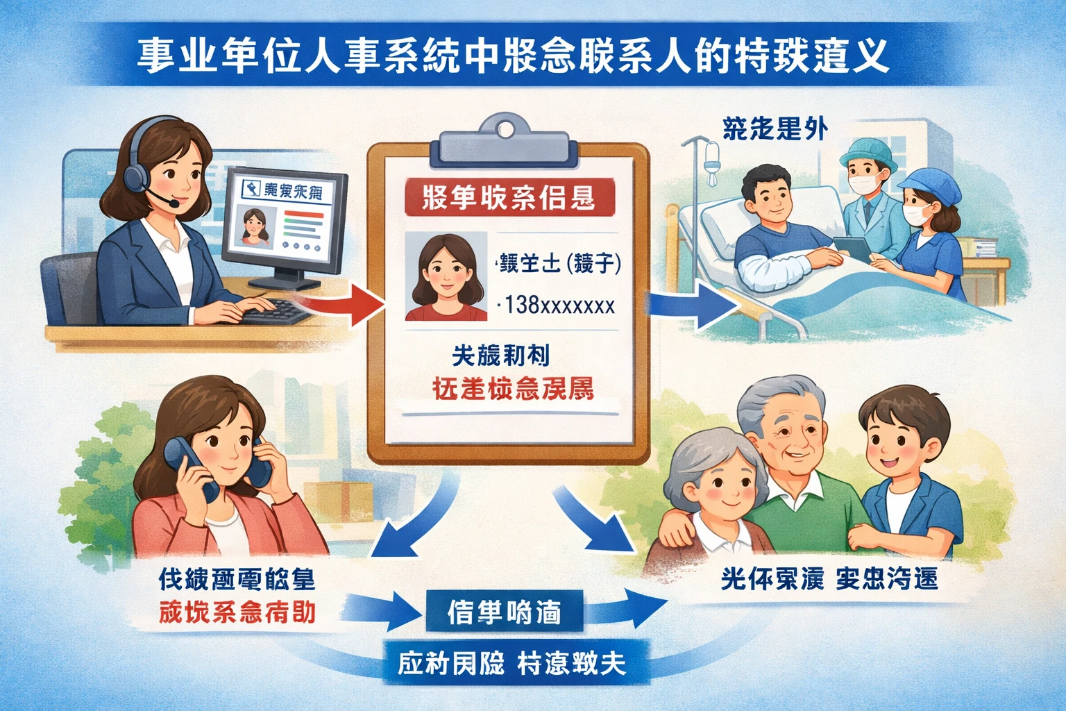 事业单位人事系统中紧急联系人的特殊意义