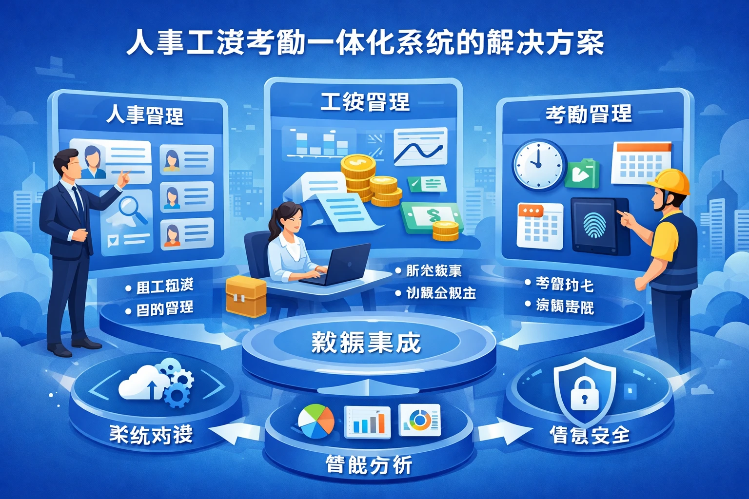 人事工资考勤一体化系统的解决方案