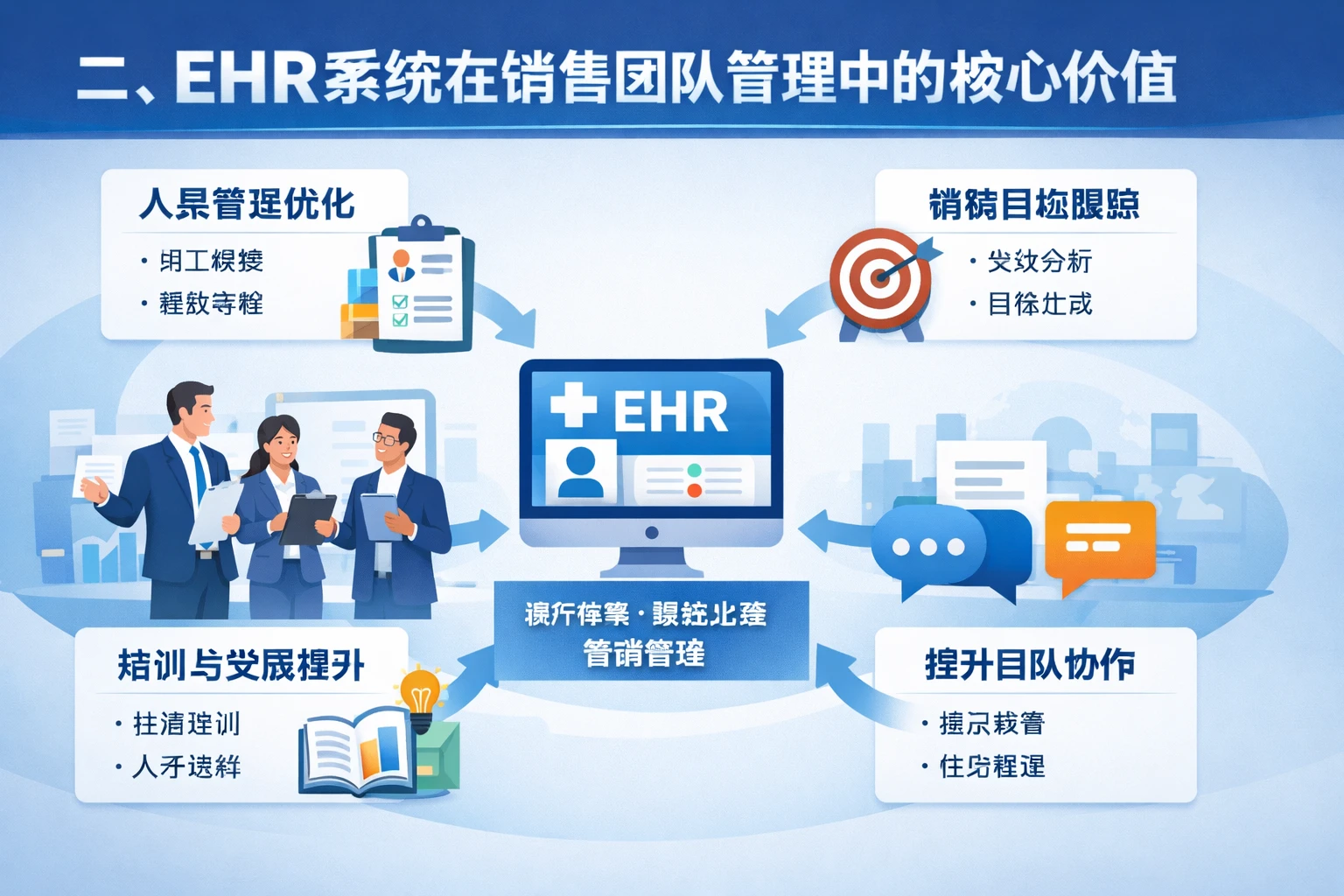 二、EHR系统在销售团队管理中的核心价值