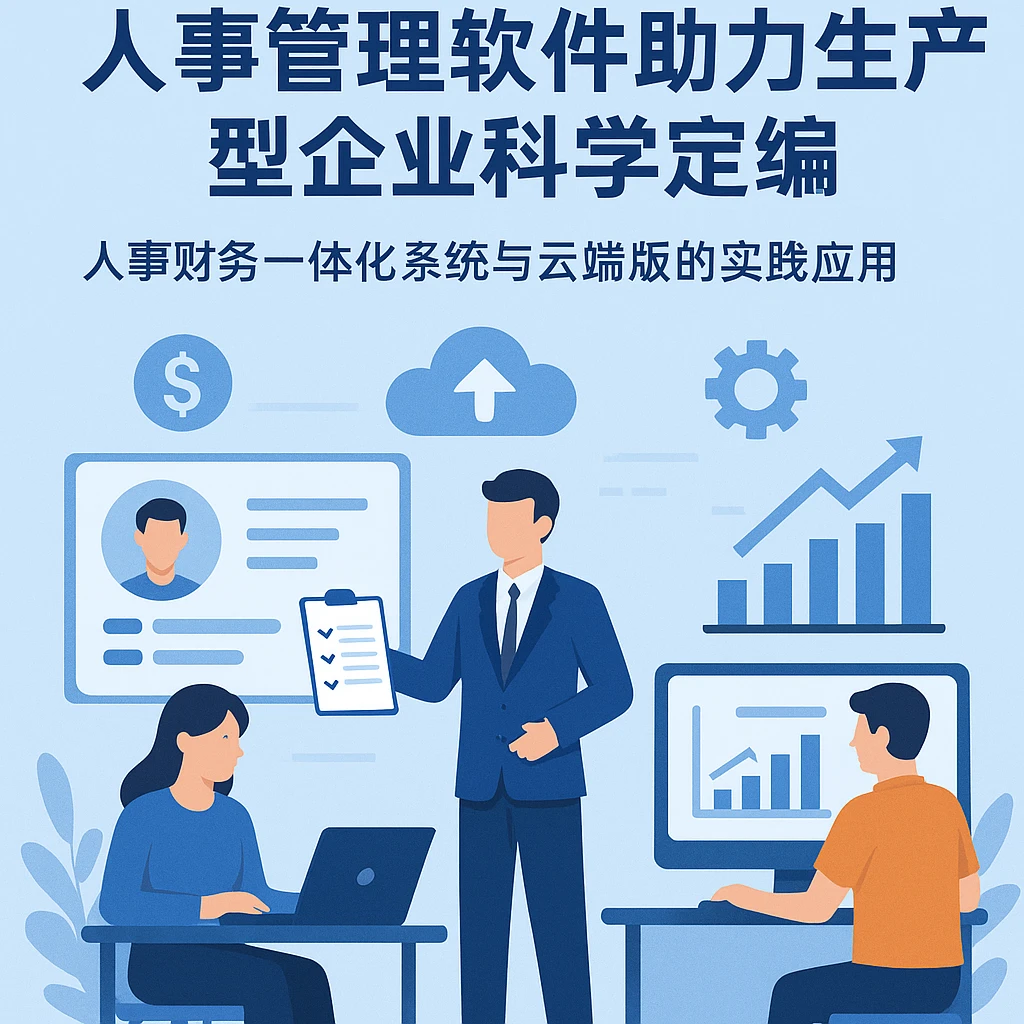 人事管理软件助力生产型企业科学定编:人事财务一体化系统与云端版的实践应用