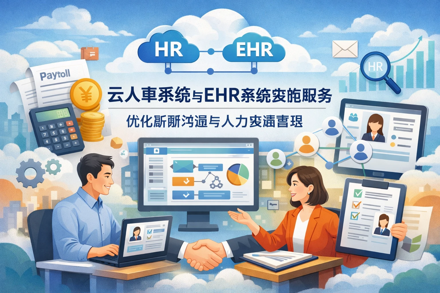 云人事系统与EHR系统实施服务：优化薪酬沟通与人力资源管理