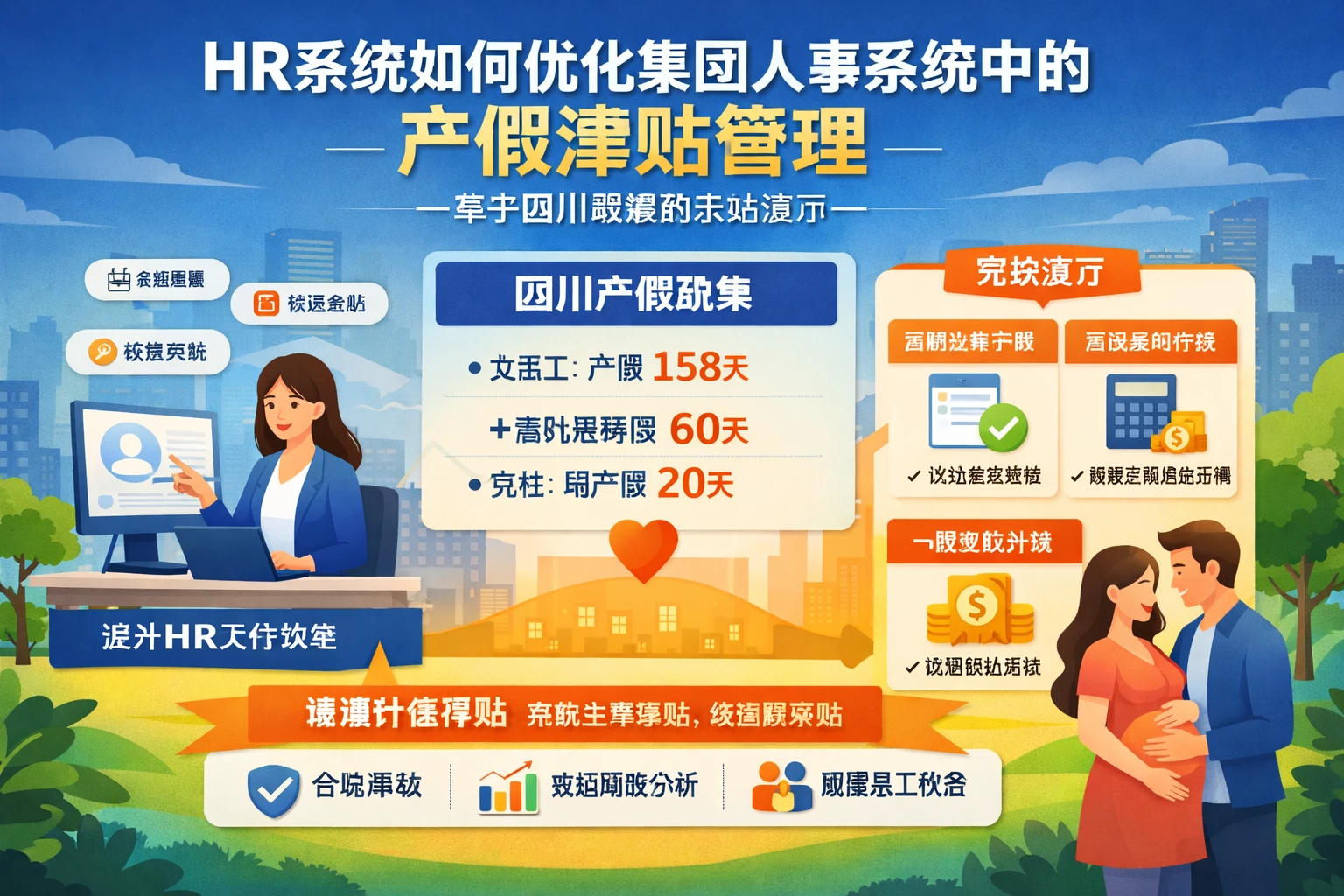 HR系统如何优化集团人事系统中的产假津贴管理——基于四川政策的实战演示