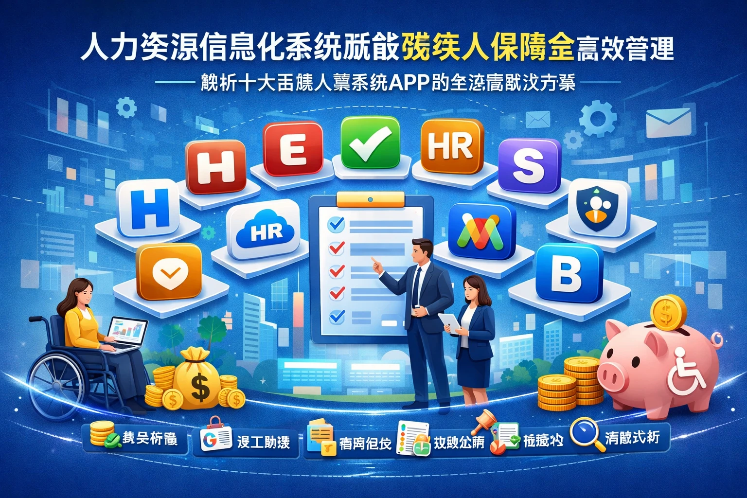 人力资源信息化系统赋能残疾人保障金高效管理——解析十大品牌人事系统APP的全流程解决方案