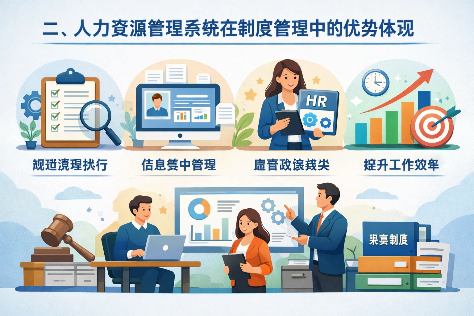 二、人力资源管理系统在制度管理中的优势体现