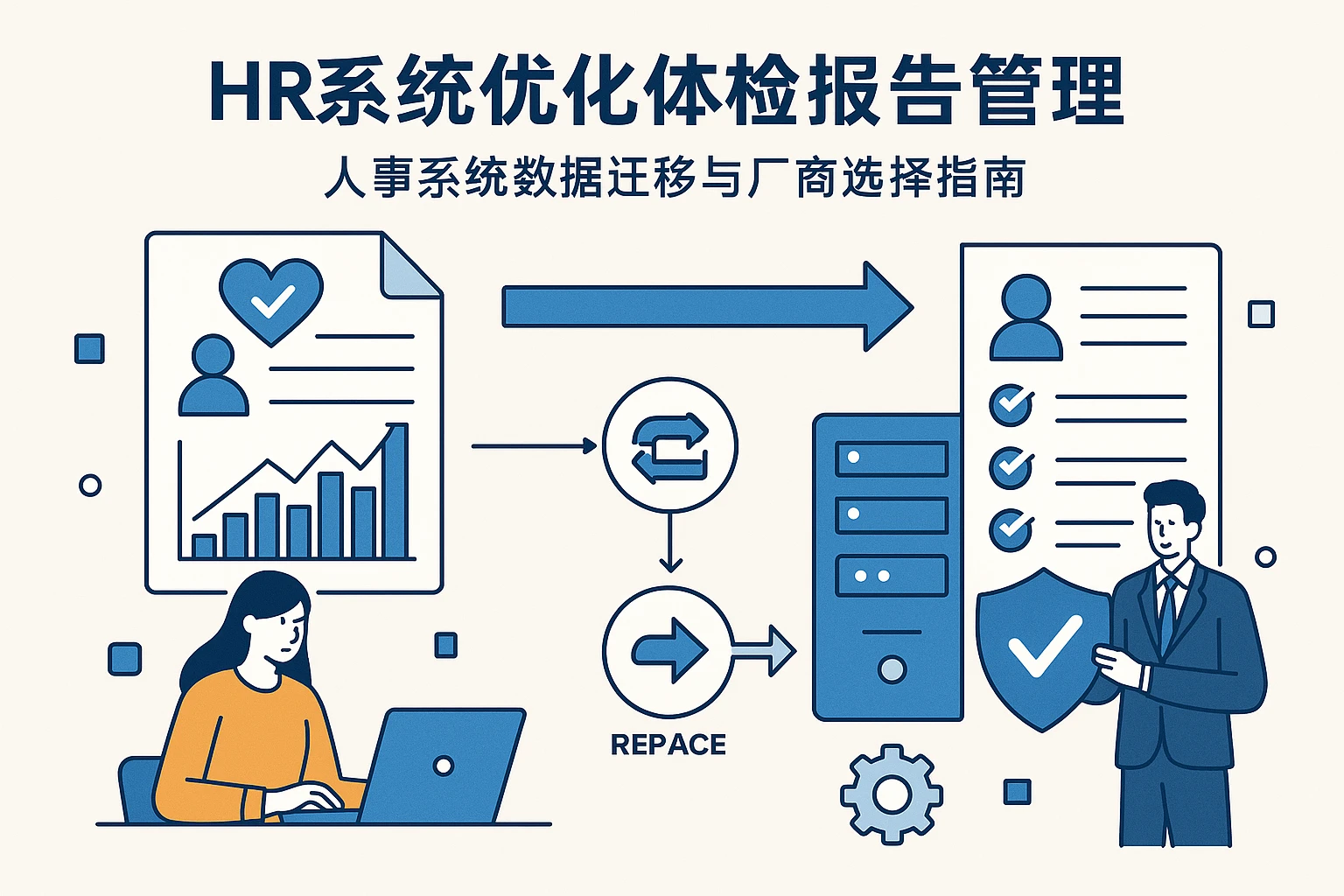 HR系统优化体检报告管理:人事系统数据迁移与厂商选择指南