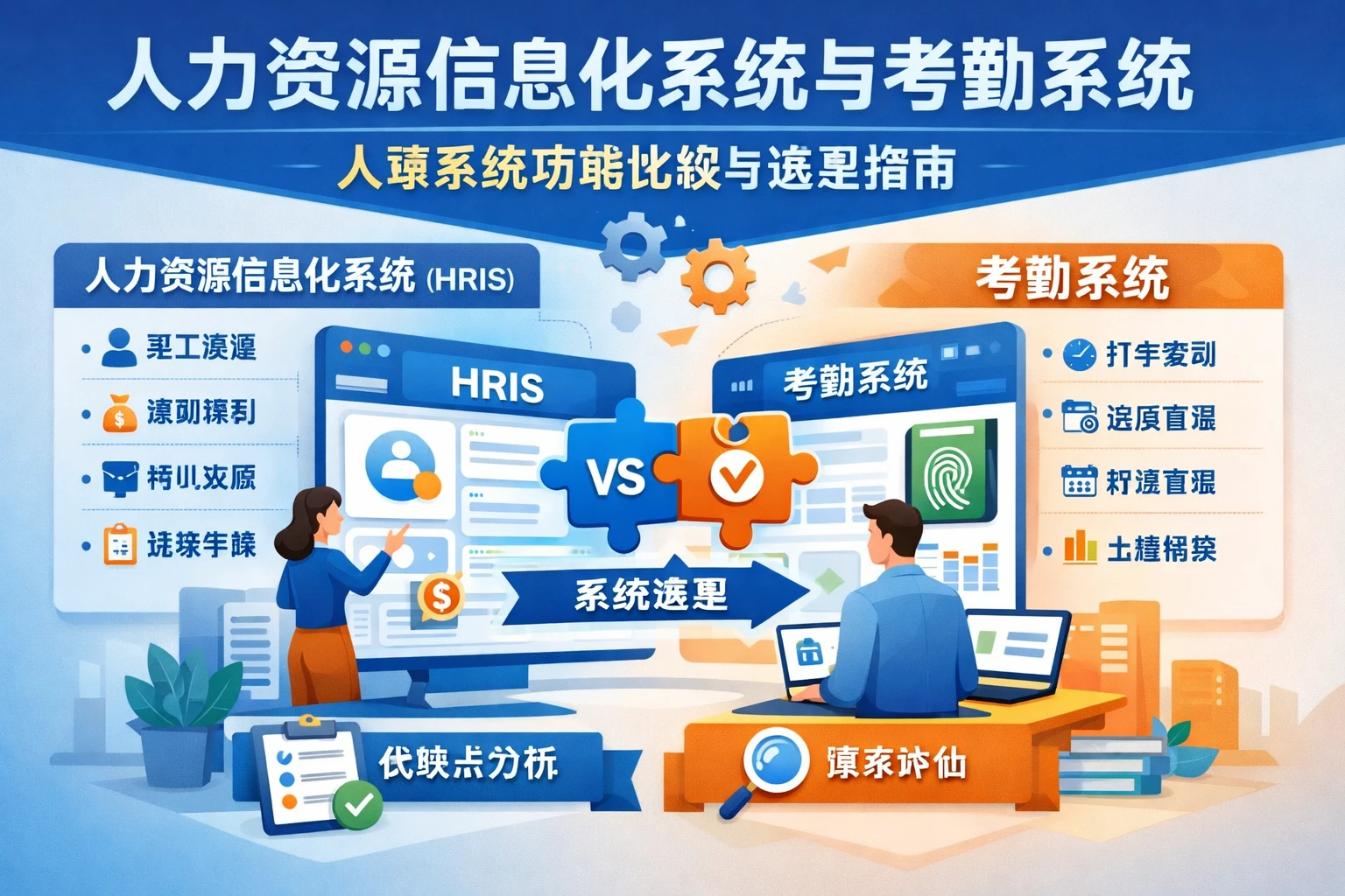 人力资源信息化系统与考勤系统:人事系统功能比较与选型指南
