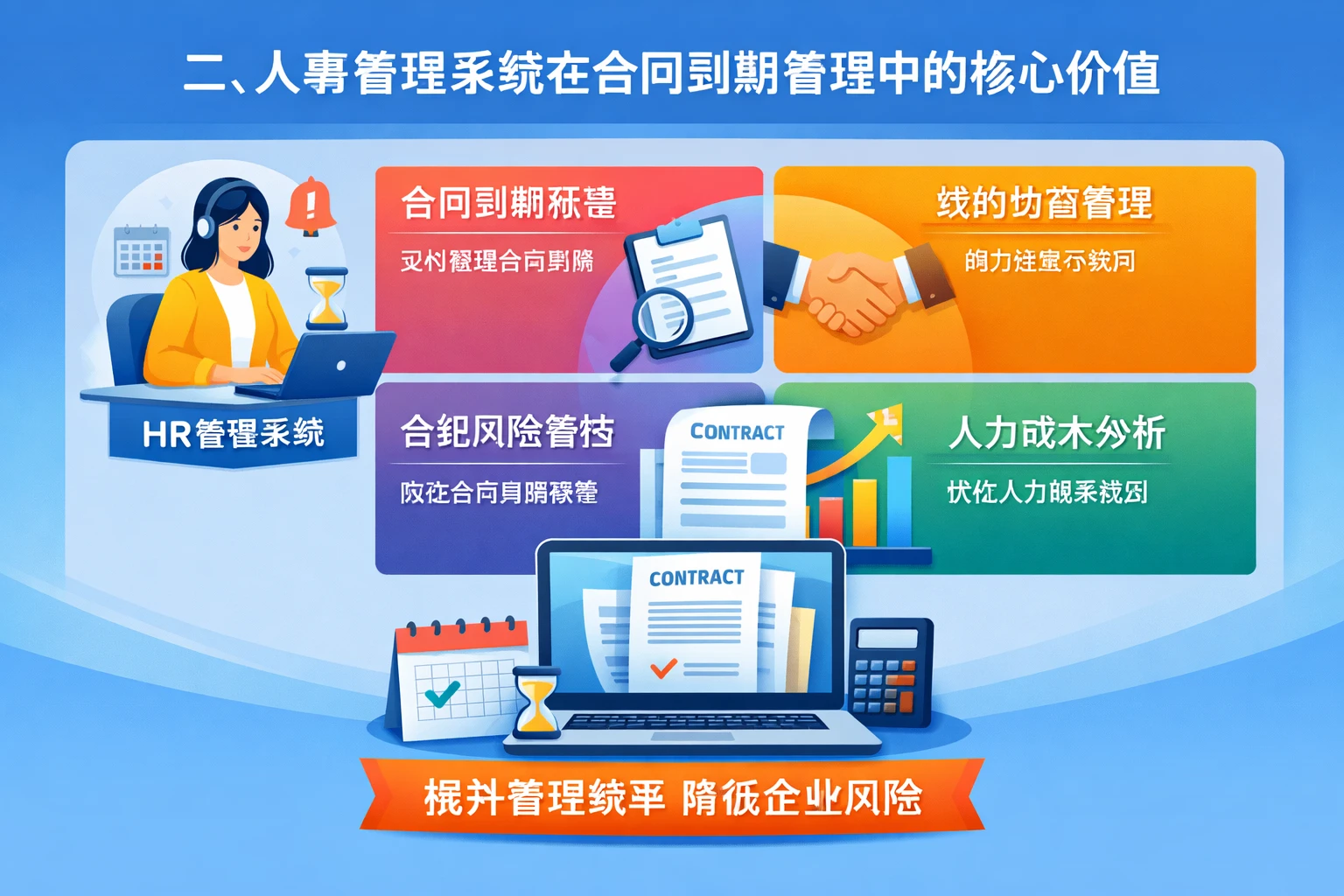 二、人事管理系统在合同到期管理中的核心价值