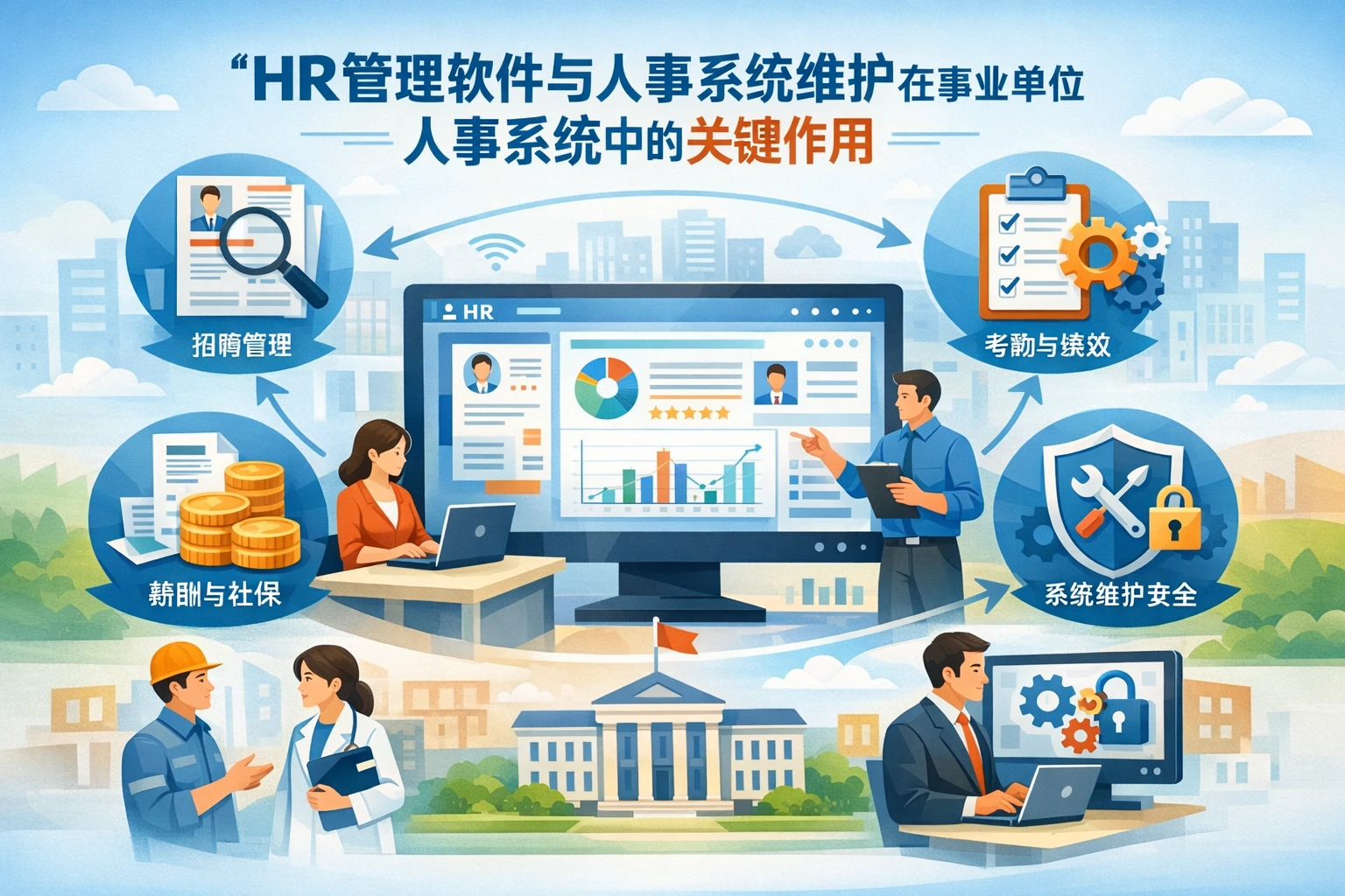 HR管理软件与人事系统维护在事业单位人事系统中的关键作用