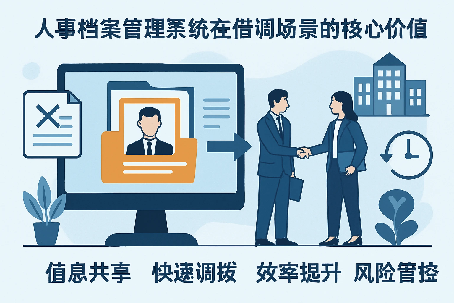 人事档案管理系统在借调场景的核心价值