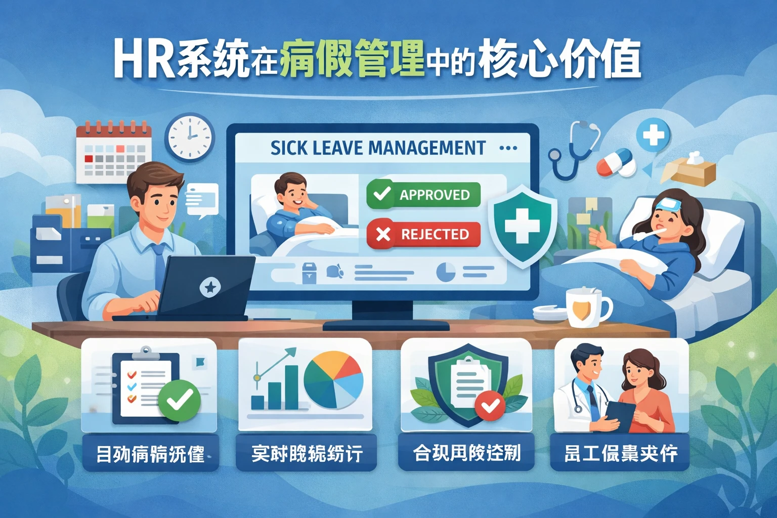 HR系统在病假管理中的核心价值