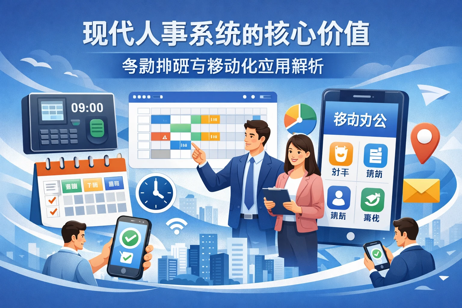 现代人事系统的核心价值：考勤排班与移动化应用解析