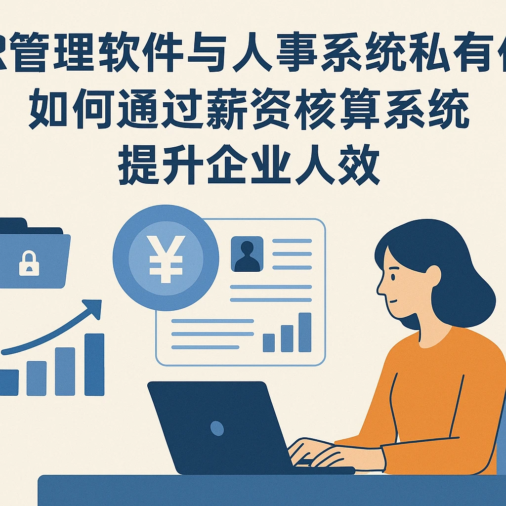 HR管理软件与人事系统私有化部署如何通过薪资核算系统提升企业人效