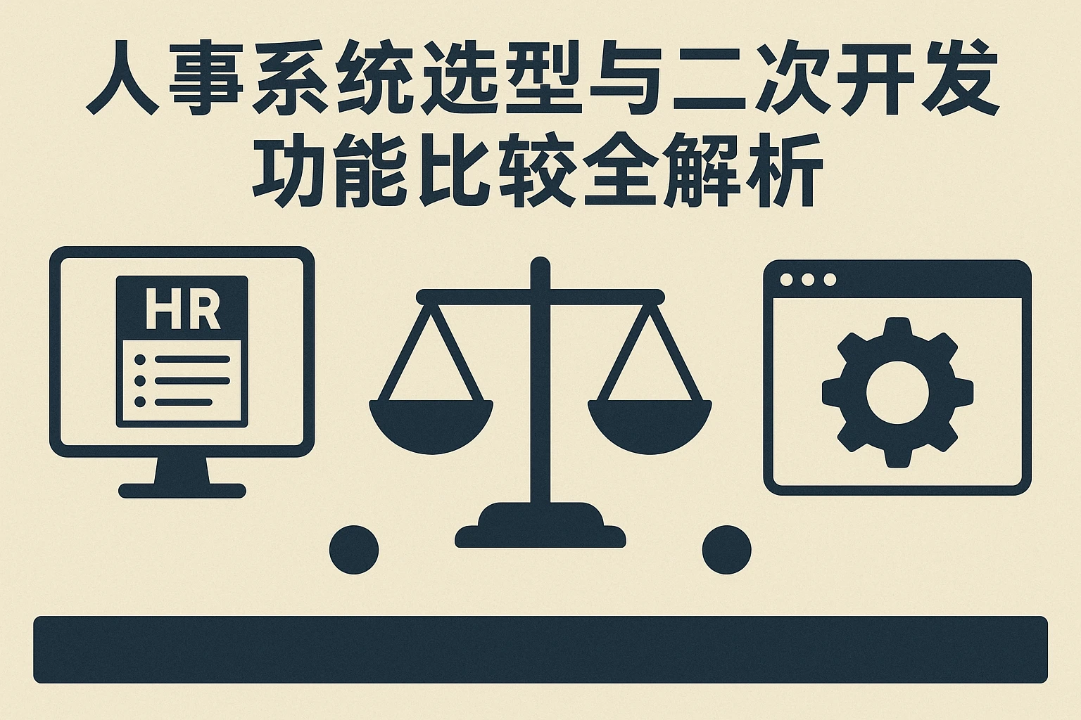 人事系统选型与二次开发功能比较全解析