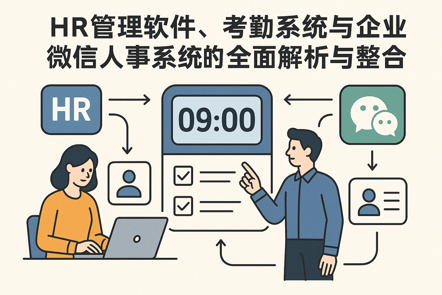 HR管理软件、考勤系统与企业微信人事系统的全面解析与整合应用