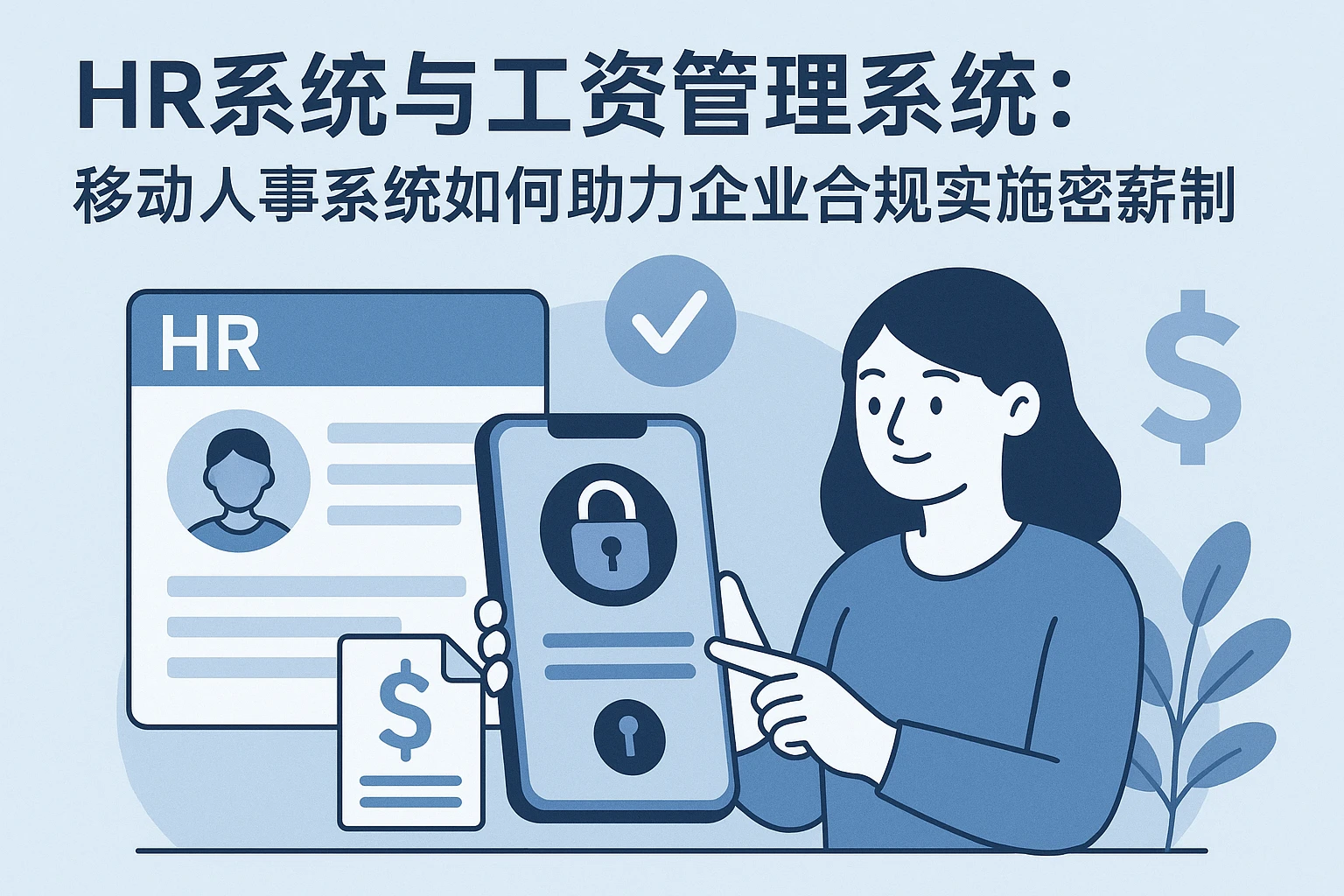 HR系统与工资管理系统：移动人事系统如何助力企业合规实施密薪制