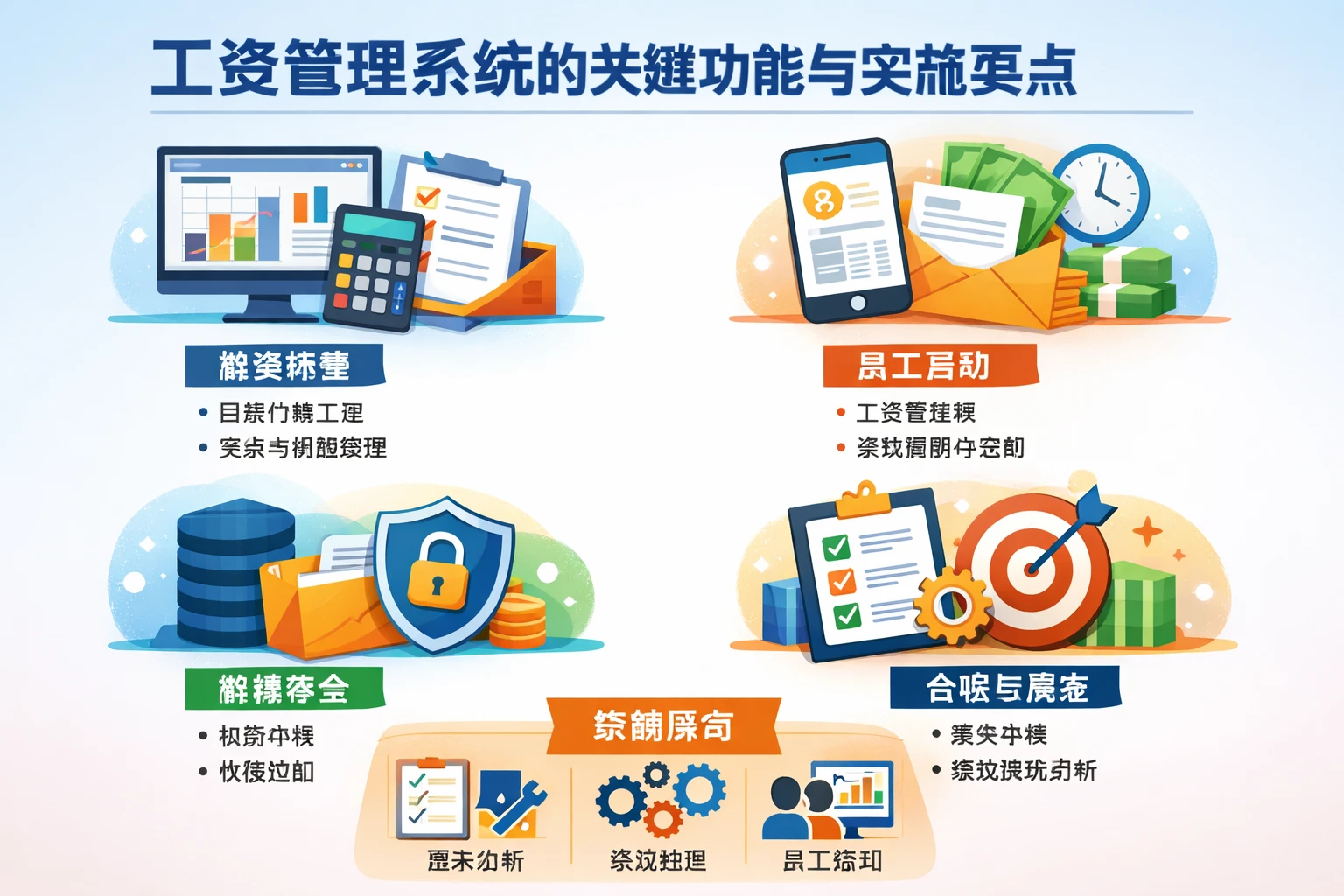 工资管理系统的关键功能与实施要点