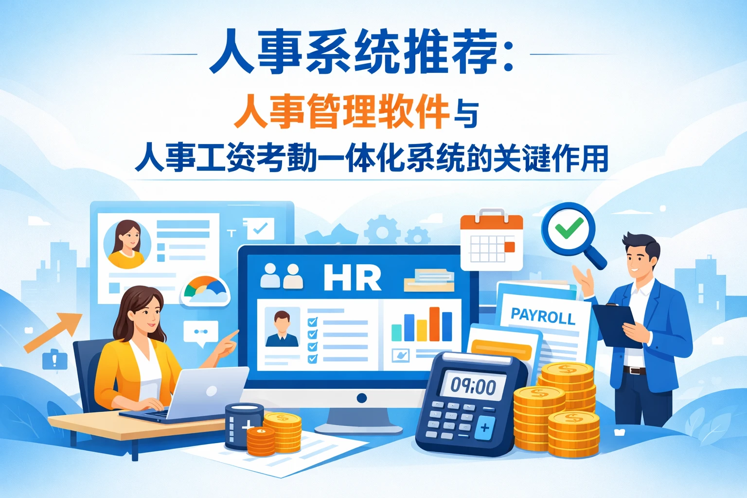 人事系统推荐：人事管理软件与人事工资考勤一体化系统的关键作用