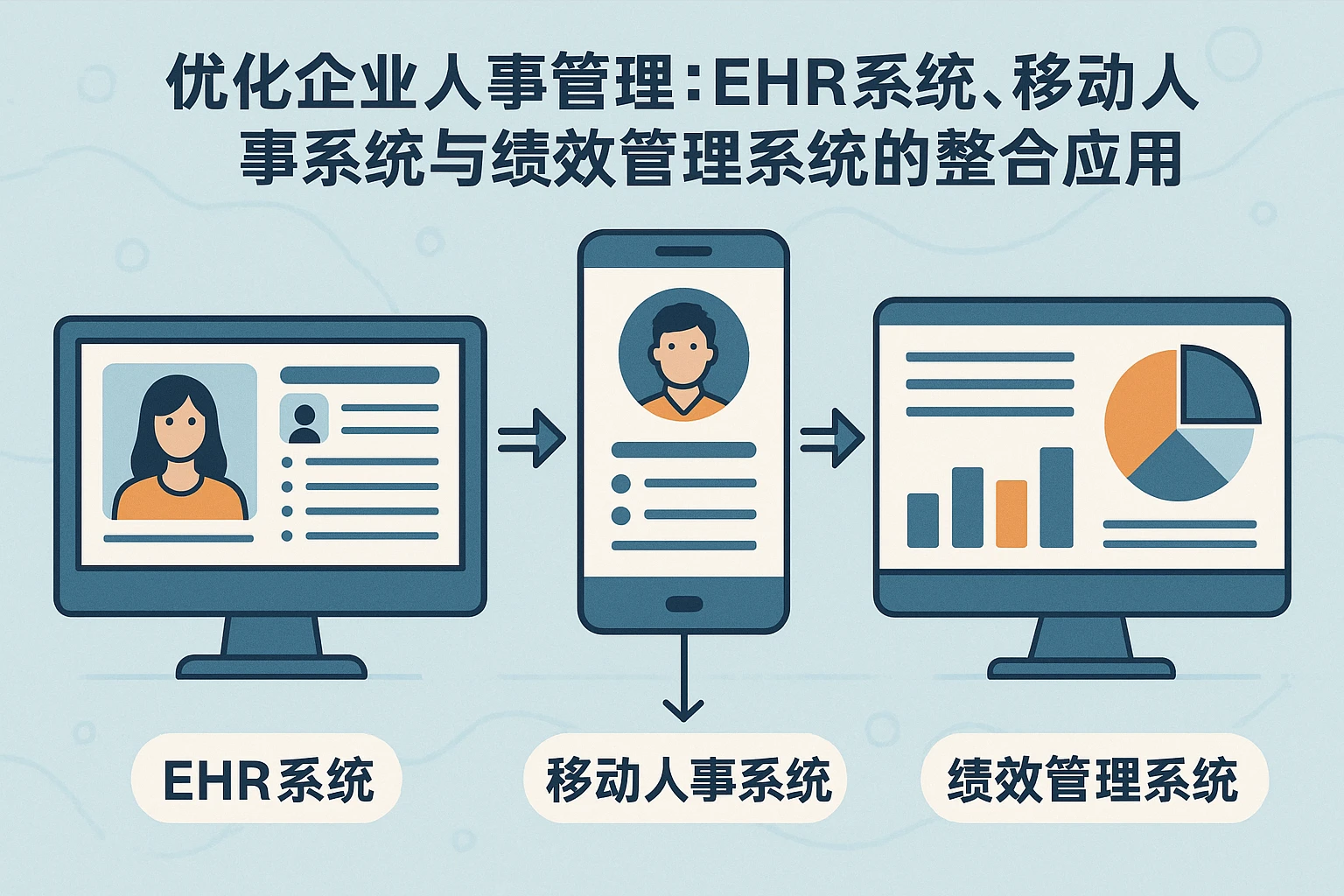 优化企业人事管理：EHR系统、移动人事系统与绩效管理系统的整合应用