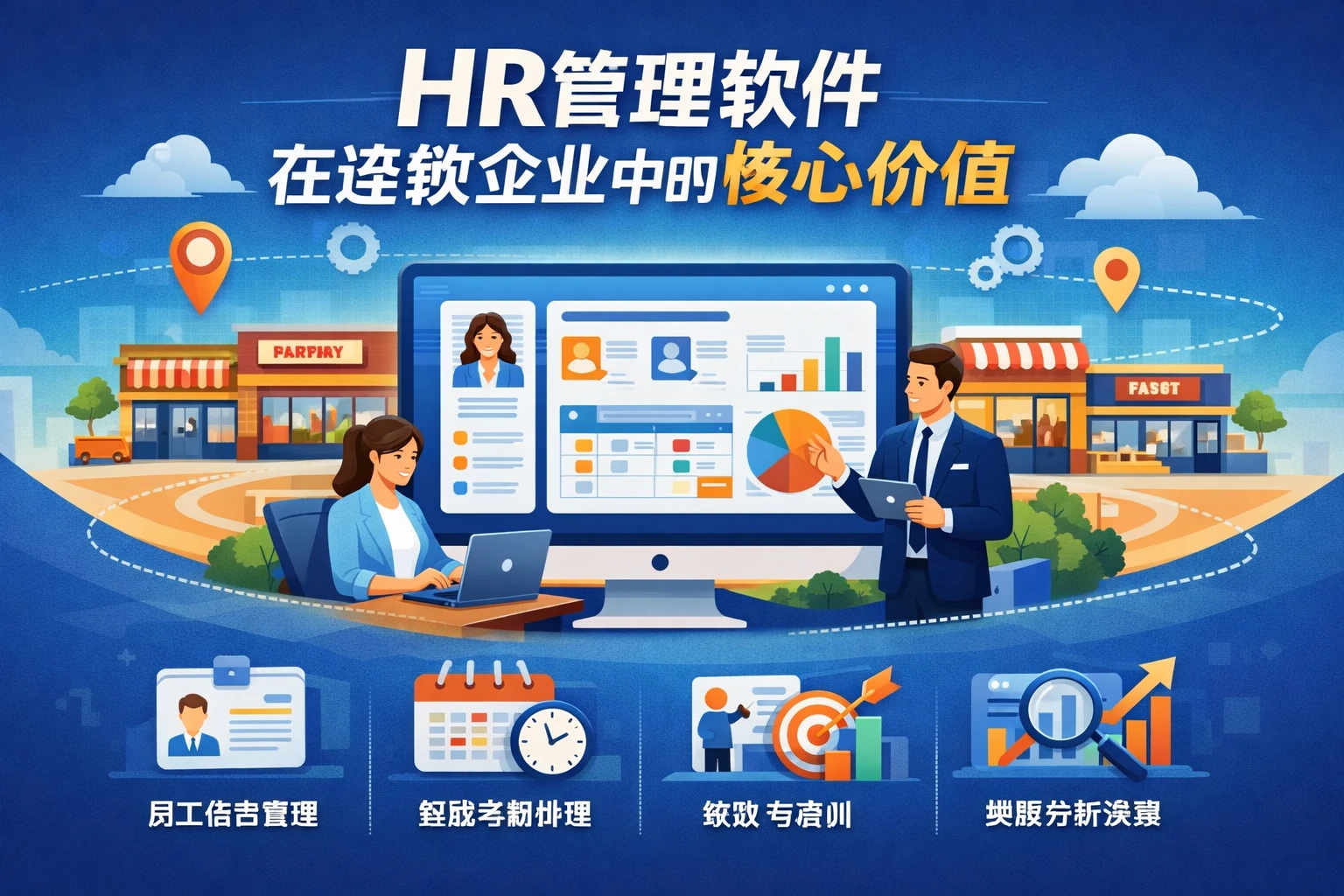 HR管理软件在连锁企业中的核心价值