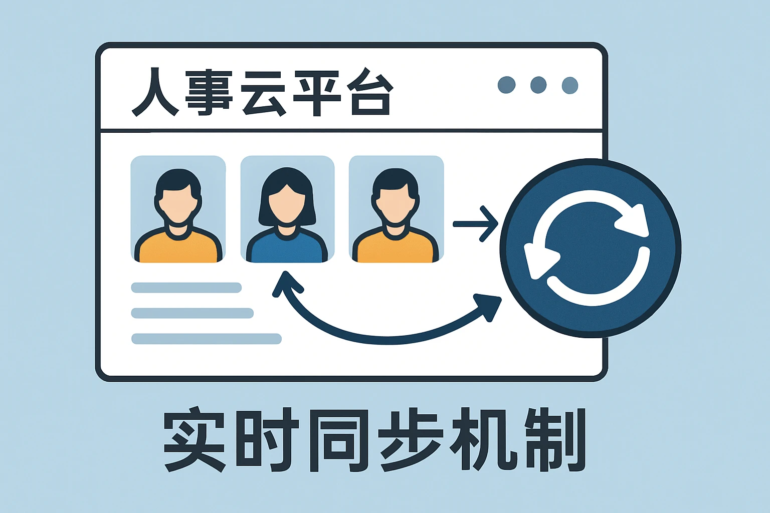 人事云平台的实时同步机制