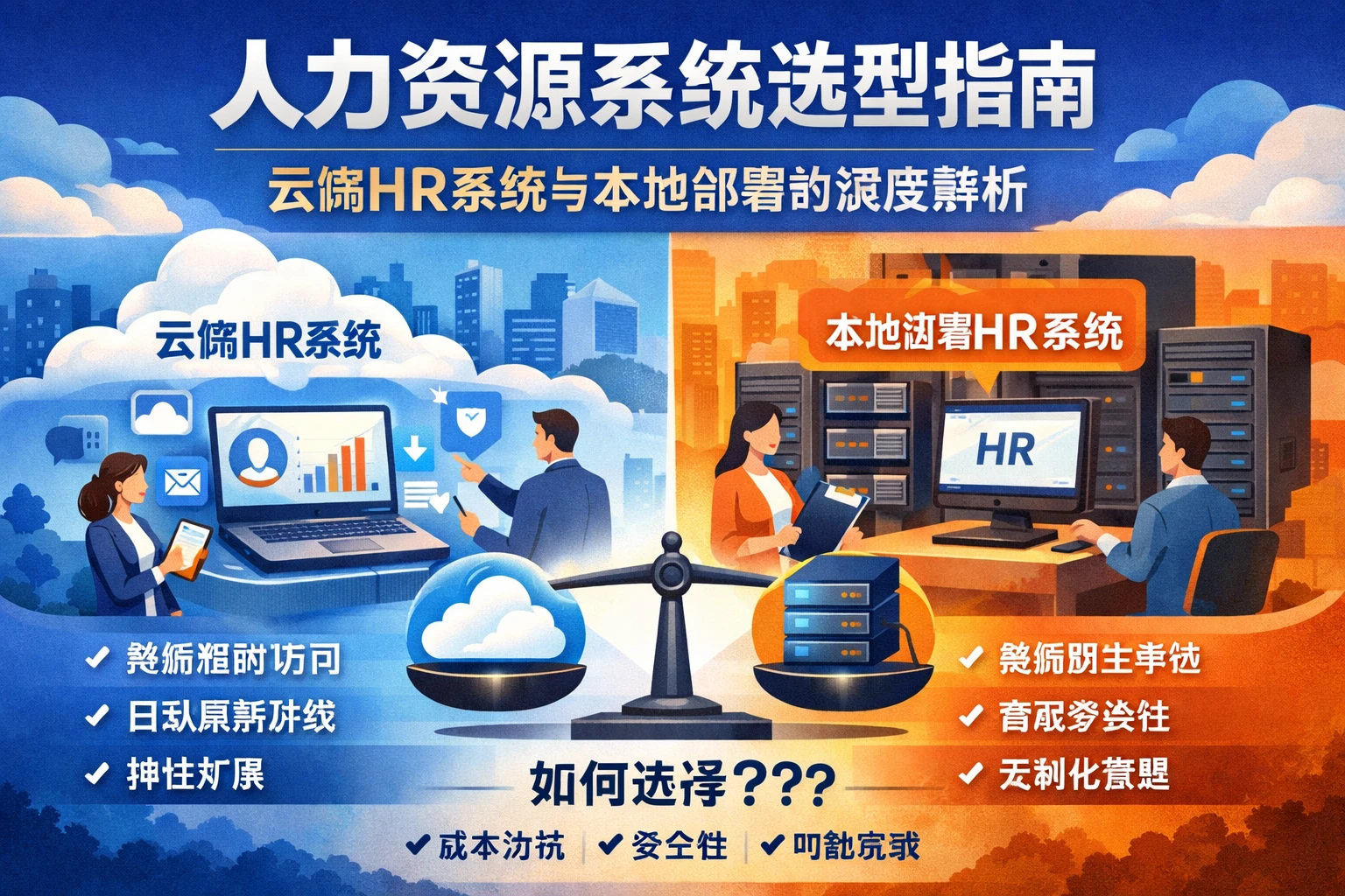 人力资源系统选型指南:云端HR系统与本地部署的深度解析
