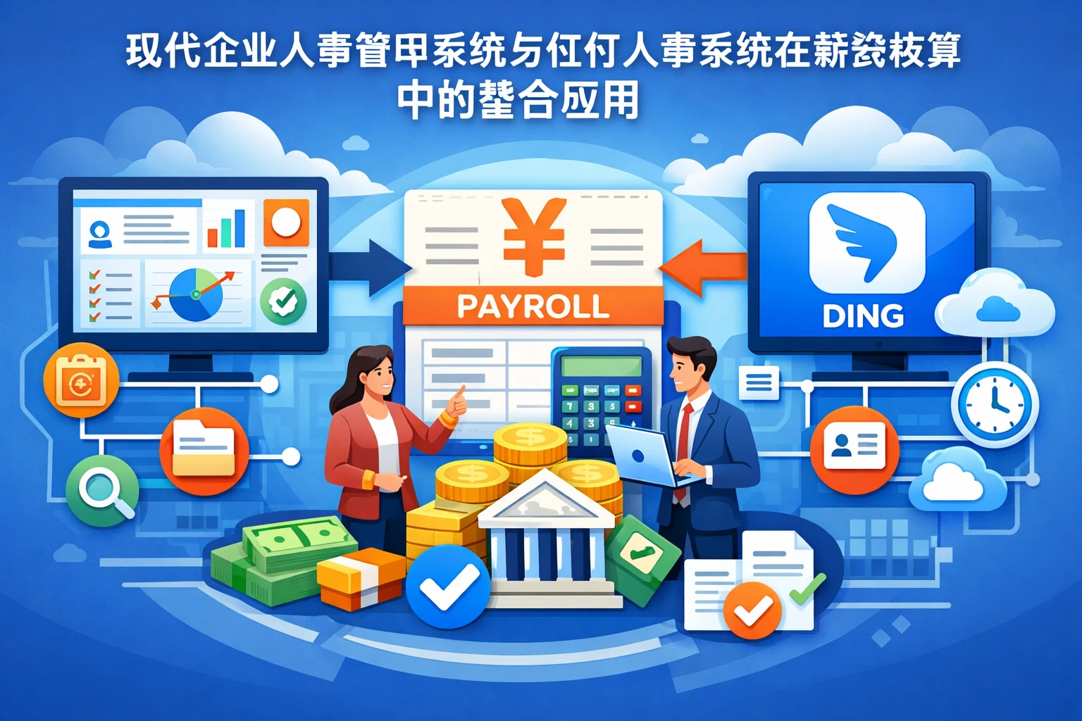 现代企业人事管理系统与钉钉人事系统在薪资核算中的整合应用