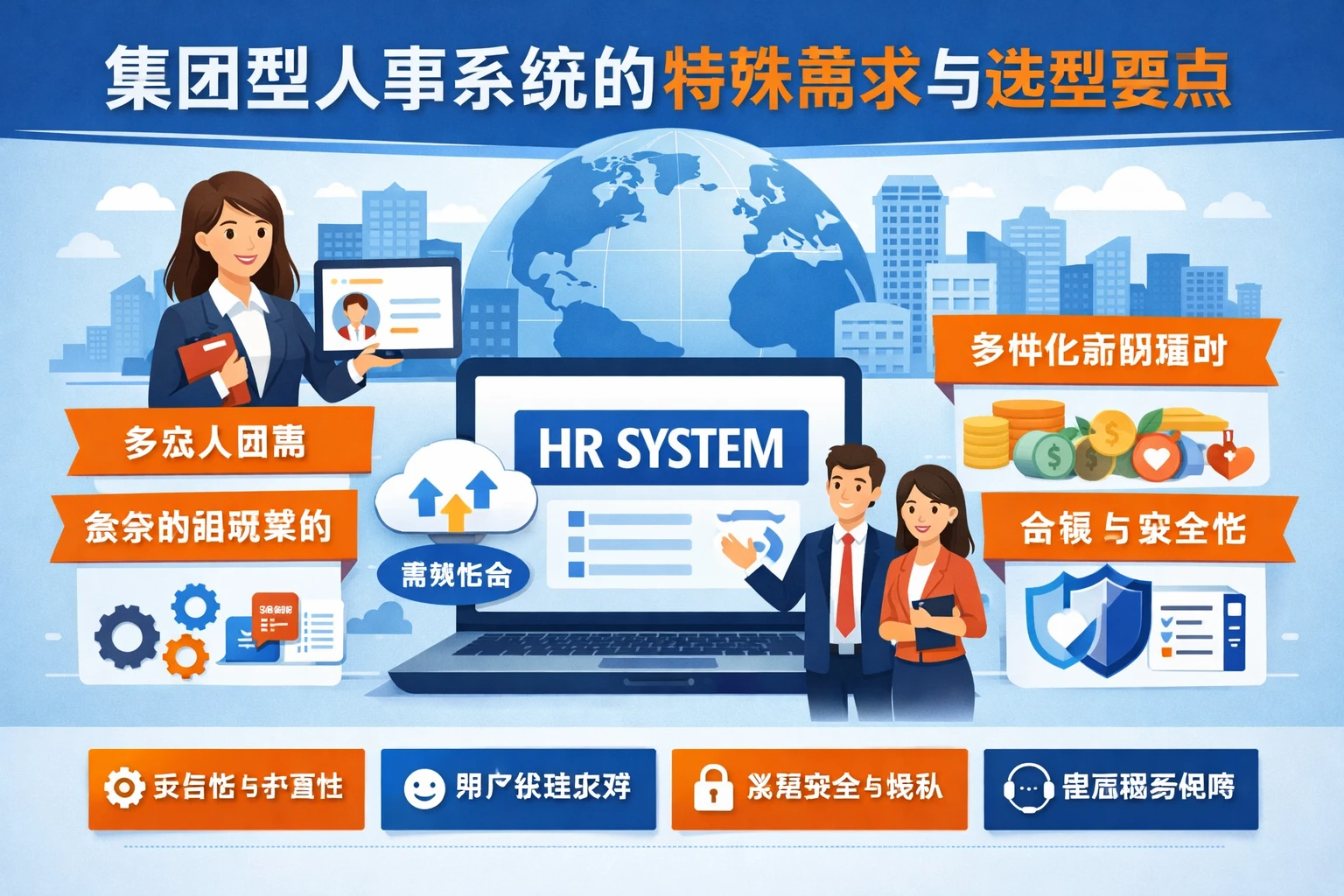 集团型人事系统的特殊需求与选型要点