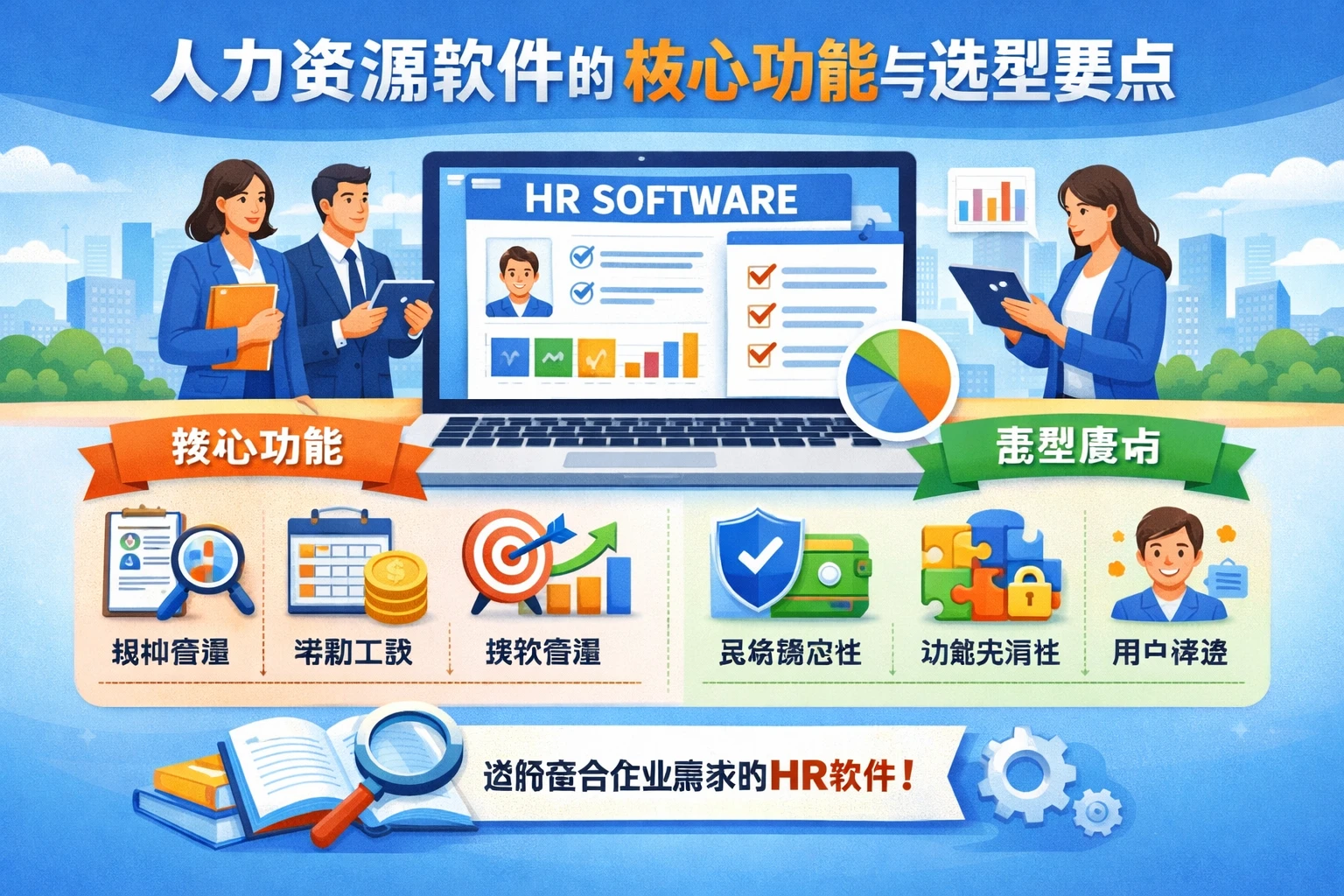 人力资源软件的核心功能与选型要点