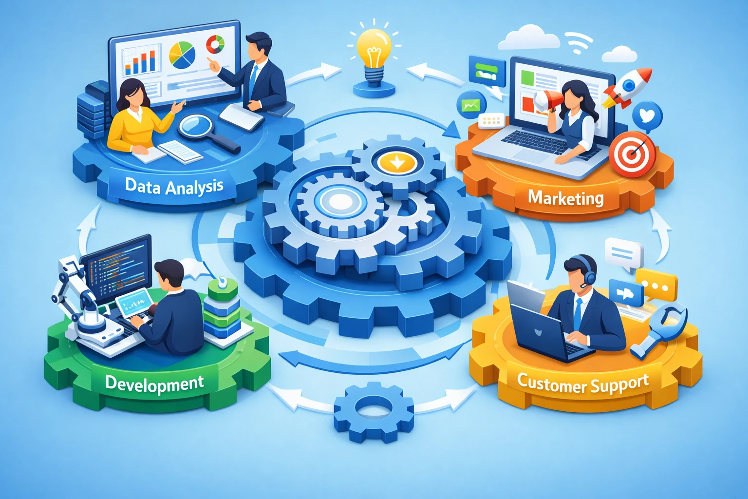 功能模块的协同运作