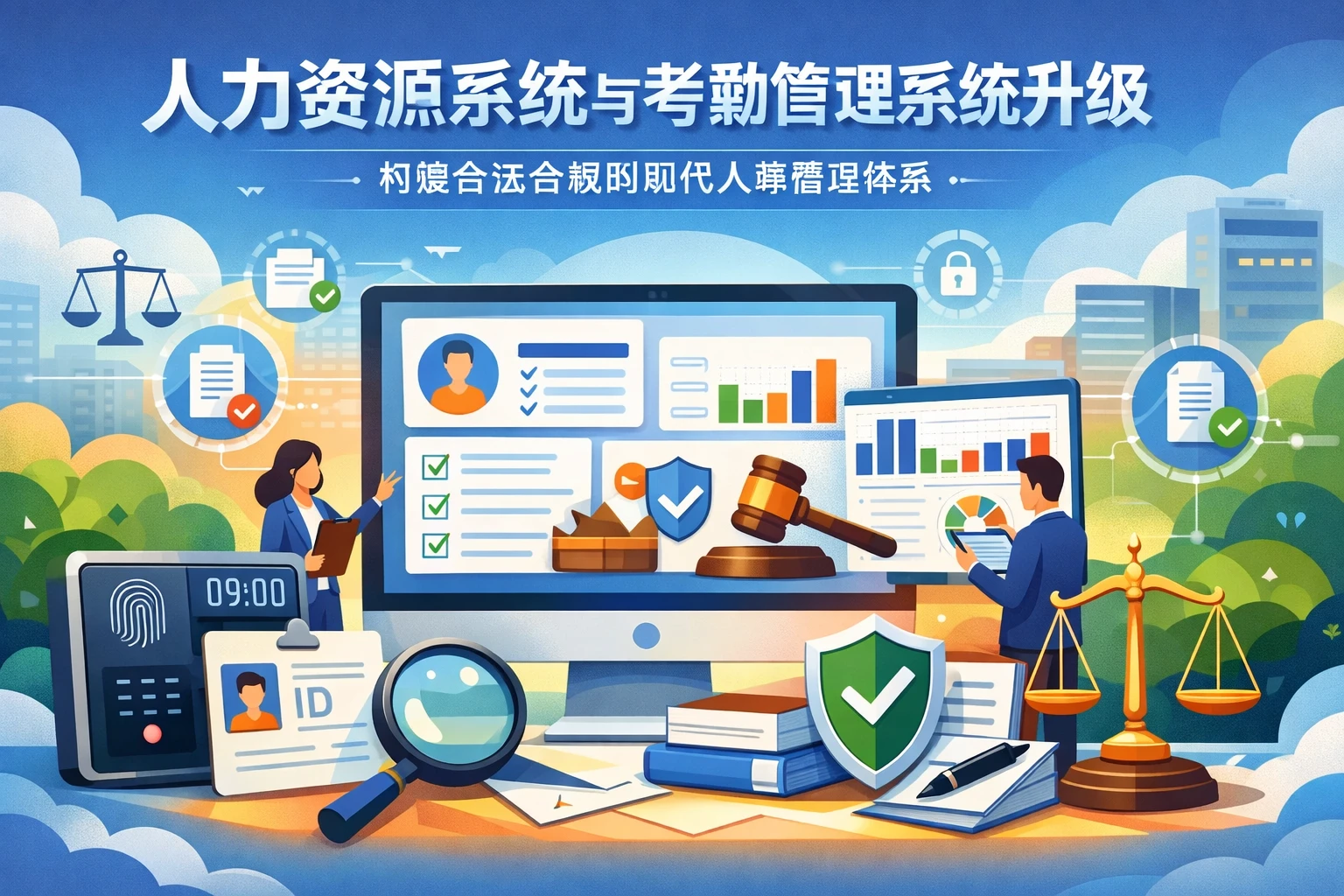 人力资源系统与考勤管理系统升级：构建合法合规的现代人事管理体系