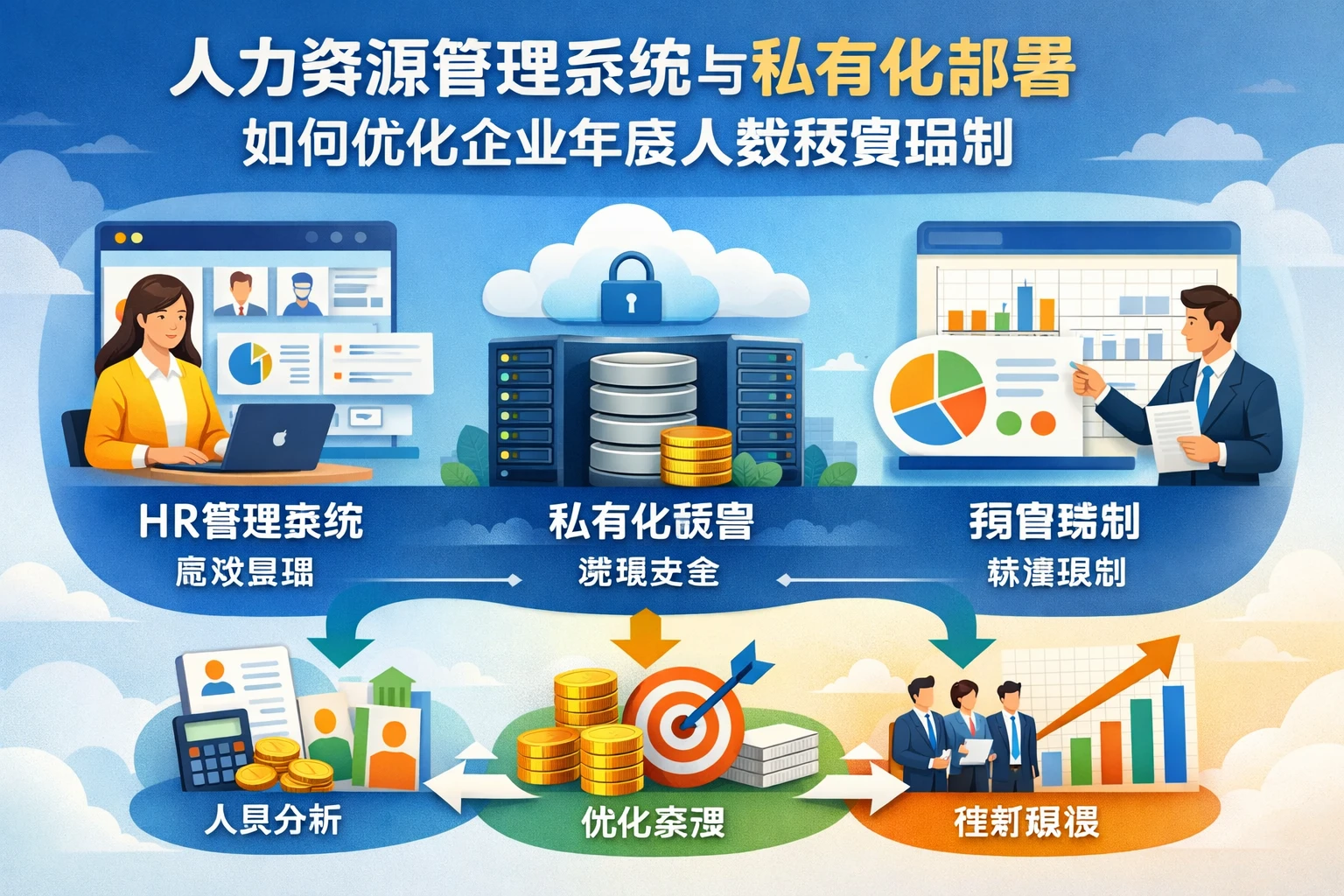 人力资源管理系统与私有化部署如何优化企业年度人数预算编制