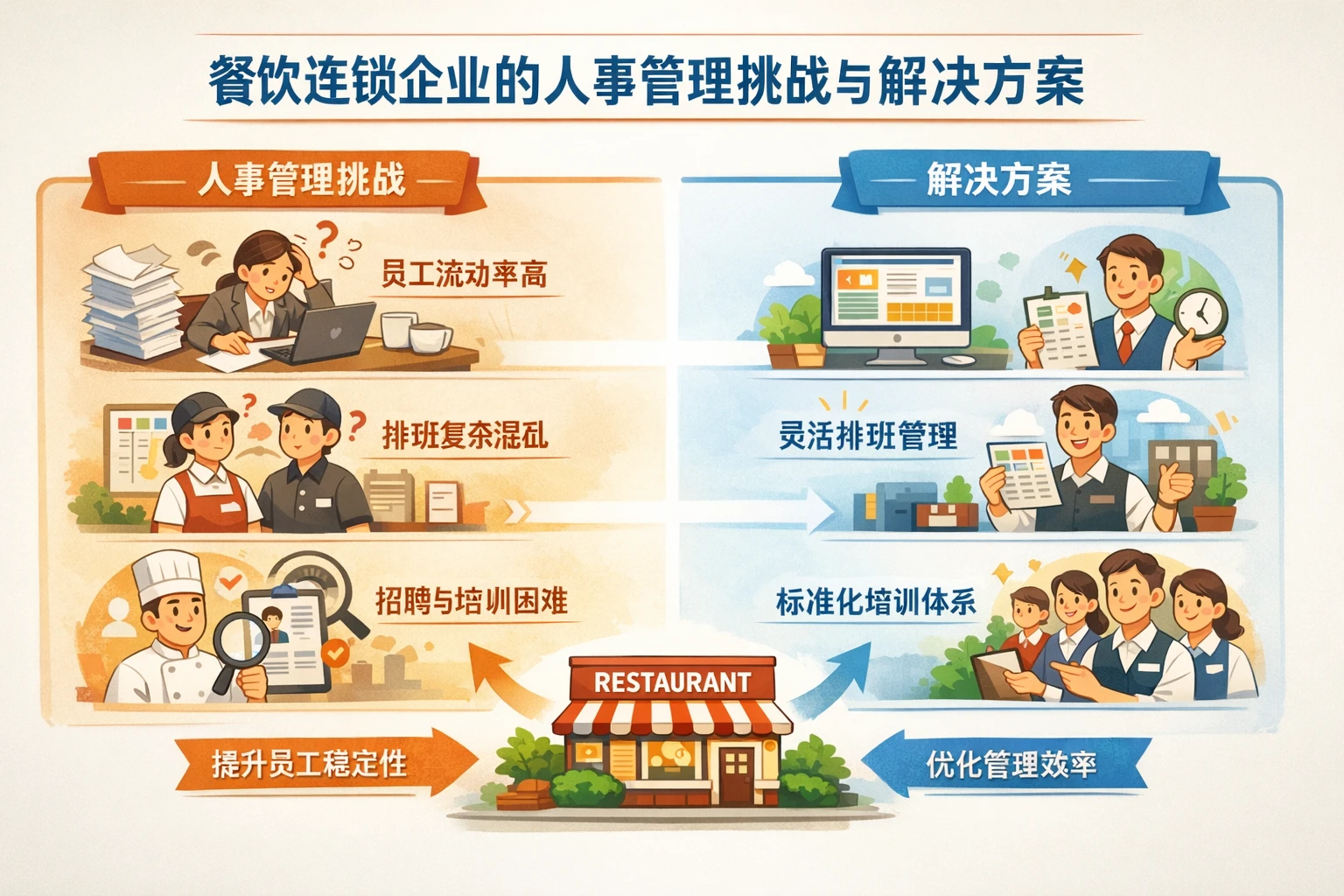 餐饮连锁企业的人事管理挑战与解决方案