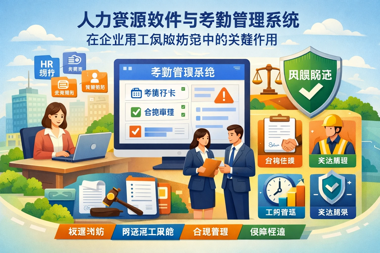 人力资源软件与考勤管理系统在企业用工风险防范中的关键作用