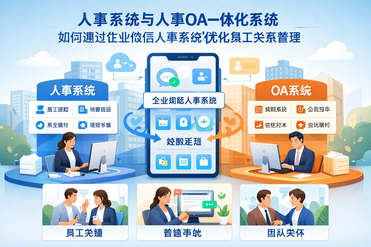 人事系统与人事OA一体化系统如何通过企业微信人事系统优化员工关系管理