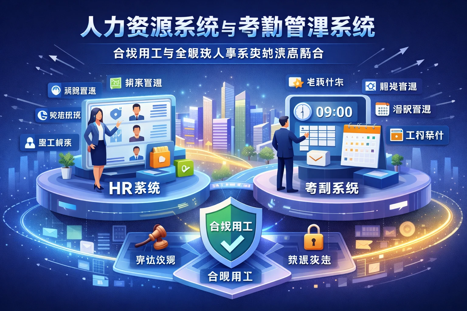人力资源系统与考勤管理系统：合规用工与全模块人事系统的深度融合