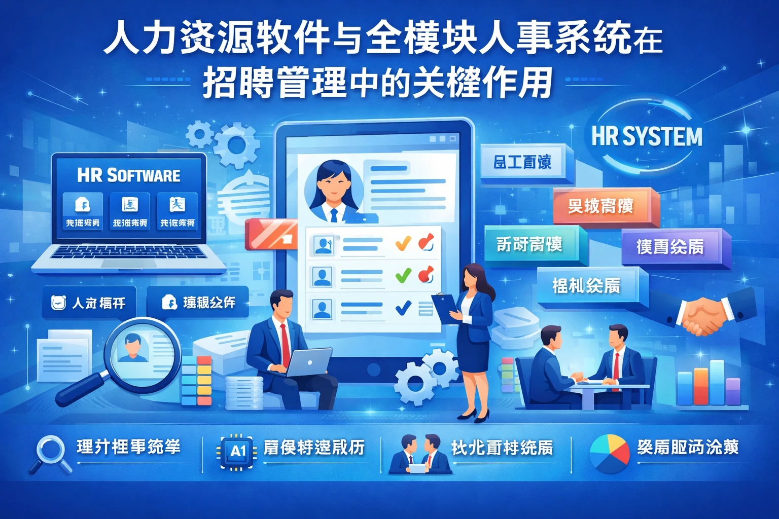 人力资源软件与全模块人事系统在招聘管理中的关键作用
