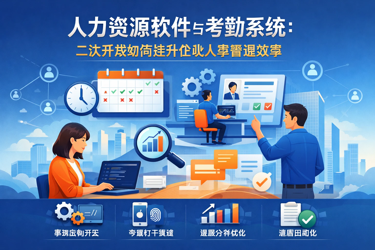 人力资源软件与考勤系统:二次开发如何提升企业人事管理效率