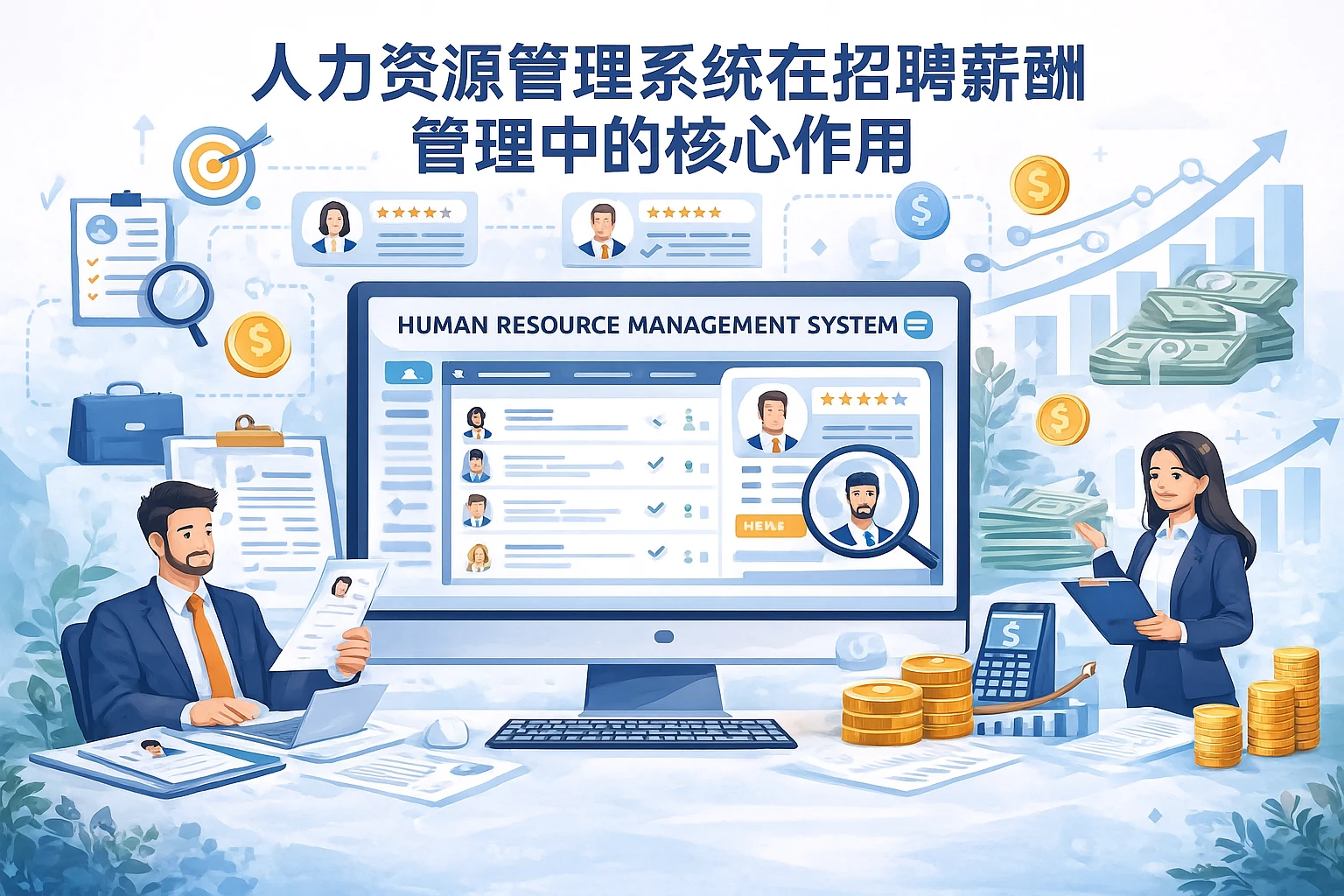 人力资源管理系统在招聘薪酬管理中的核心作用