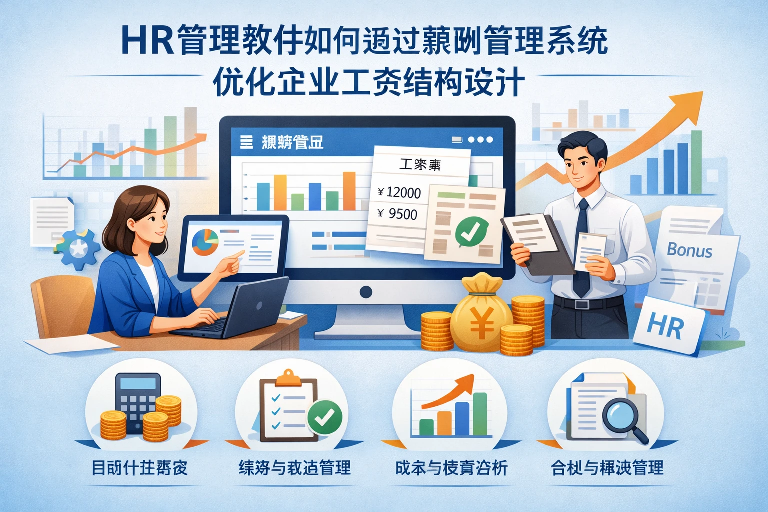 HR管理软件如何通过薪酬管理系统优化企业工资结构设计