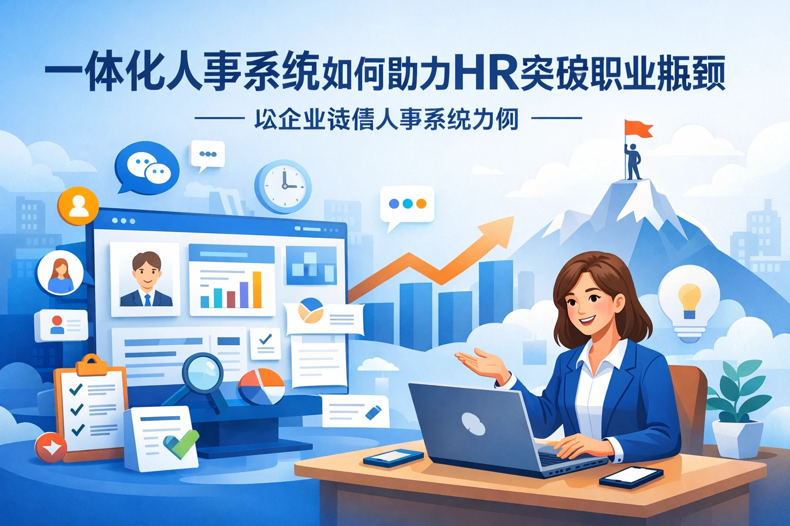 一体化人事系统如何助力HR突破职业瓶颈——以企业微信人事系统为例